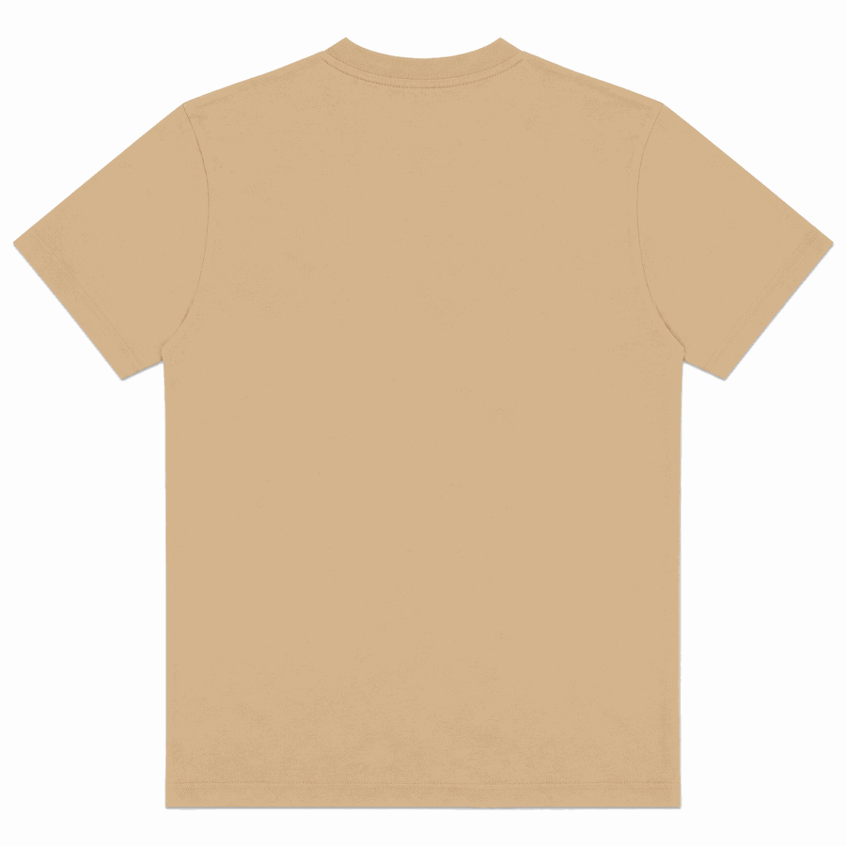 Polera Beige Con Monograma Frontal Negro - Imagen 2