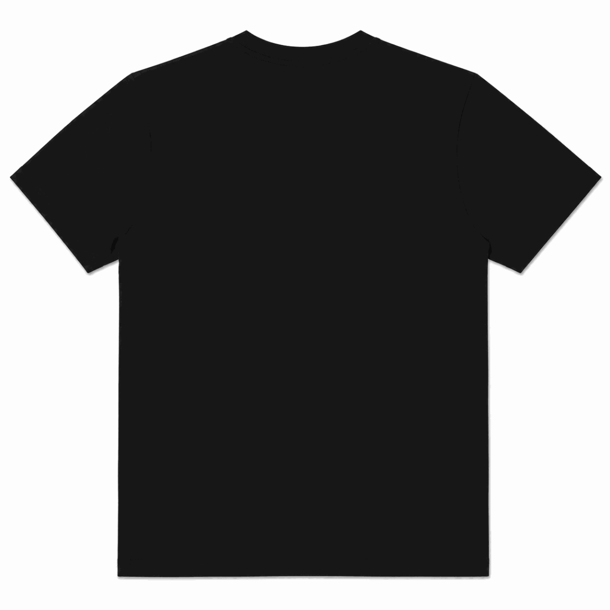 Polera Negra Con Logotipo Frontal En Relieve - Imagen 2