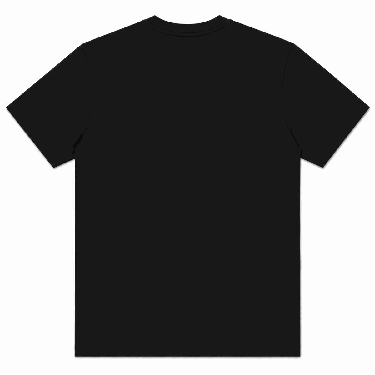 Polera Negra Con Logotipo Frontal Plateado - Imagen 2