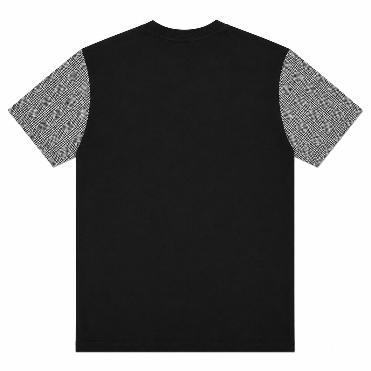 Polera Negra Con Bloque Escoses - Imagen 2