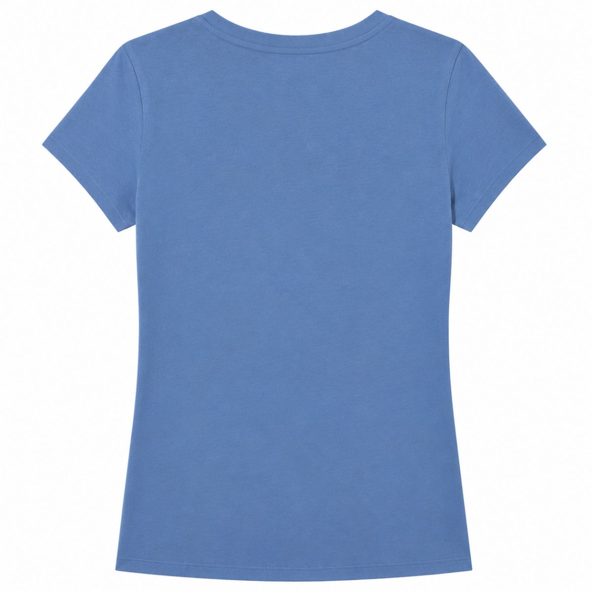 Polera Celeste Con Logo Bordado - Imagen 2