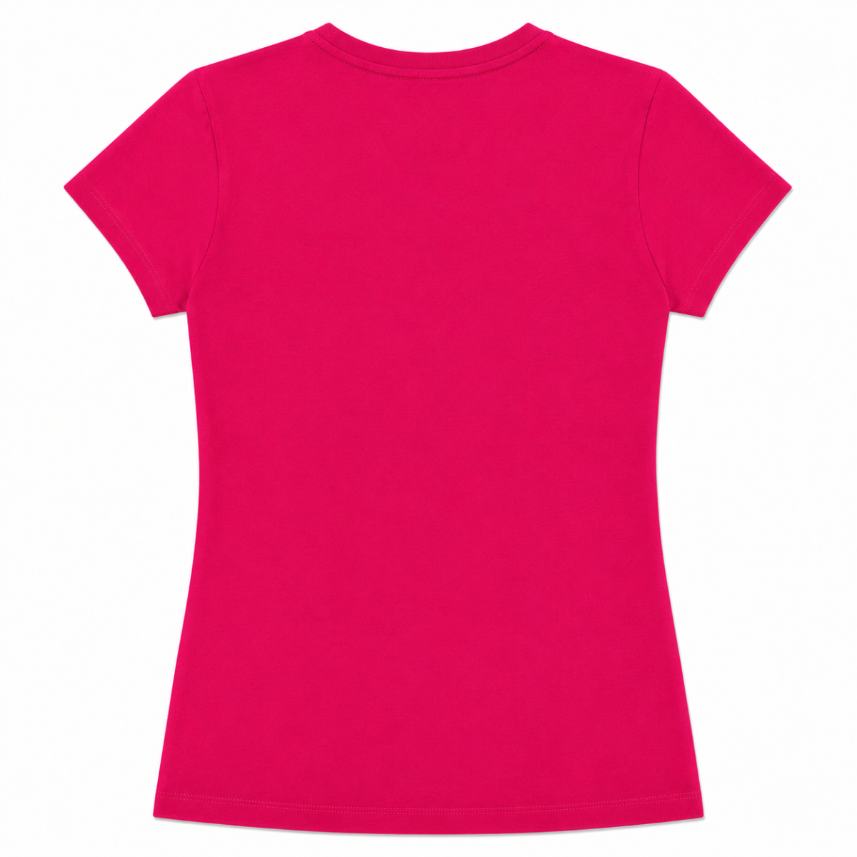 Polera Fucsia Con Logo En Circulo Con Brillos - Imagen 2