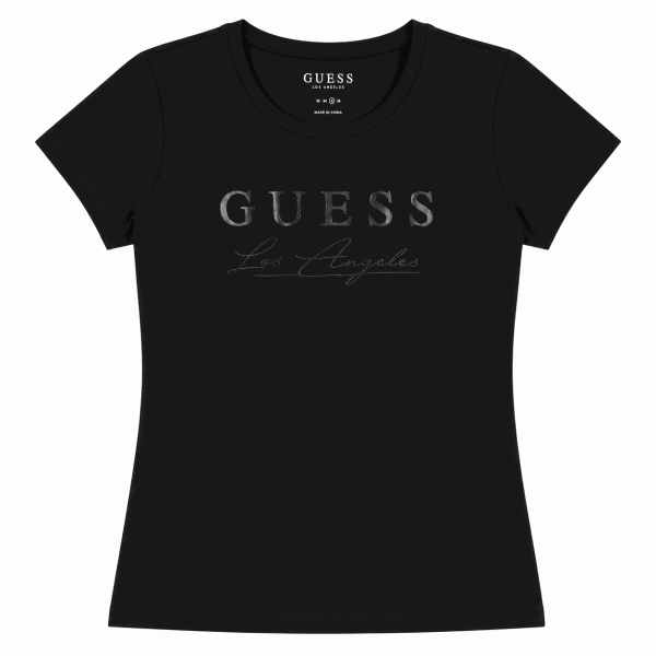 Polera Total Black Con Logotipo Central