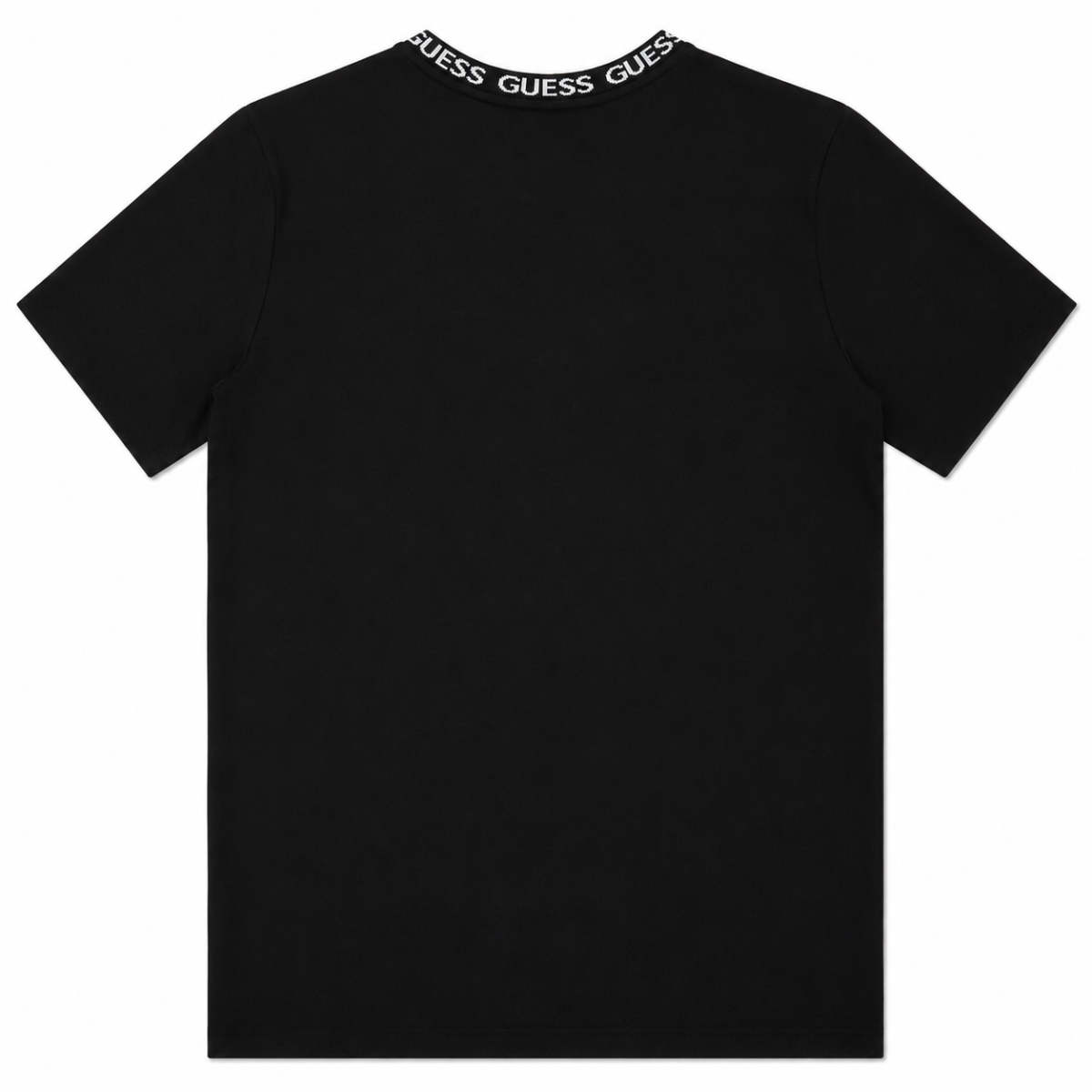 Polera Negra Con Letras En El Cuello - Imagen 2
