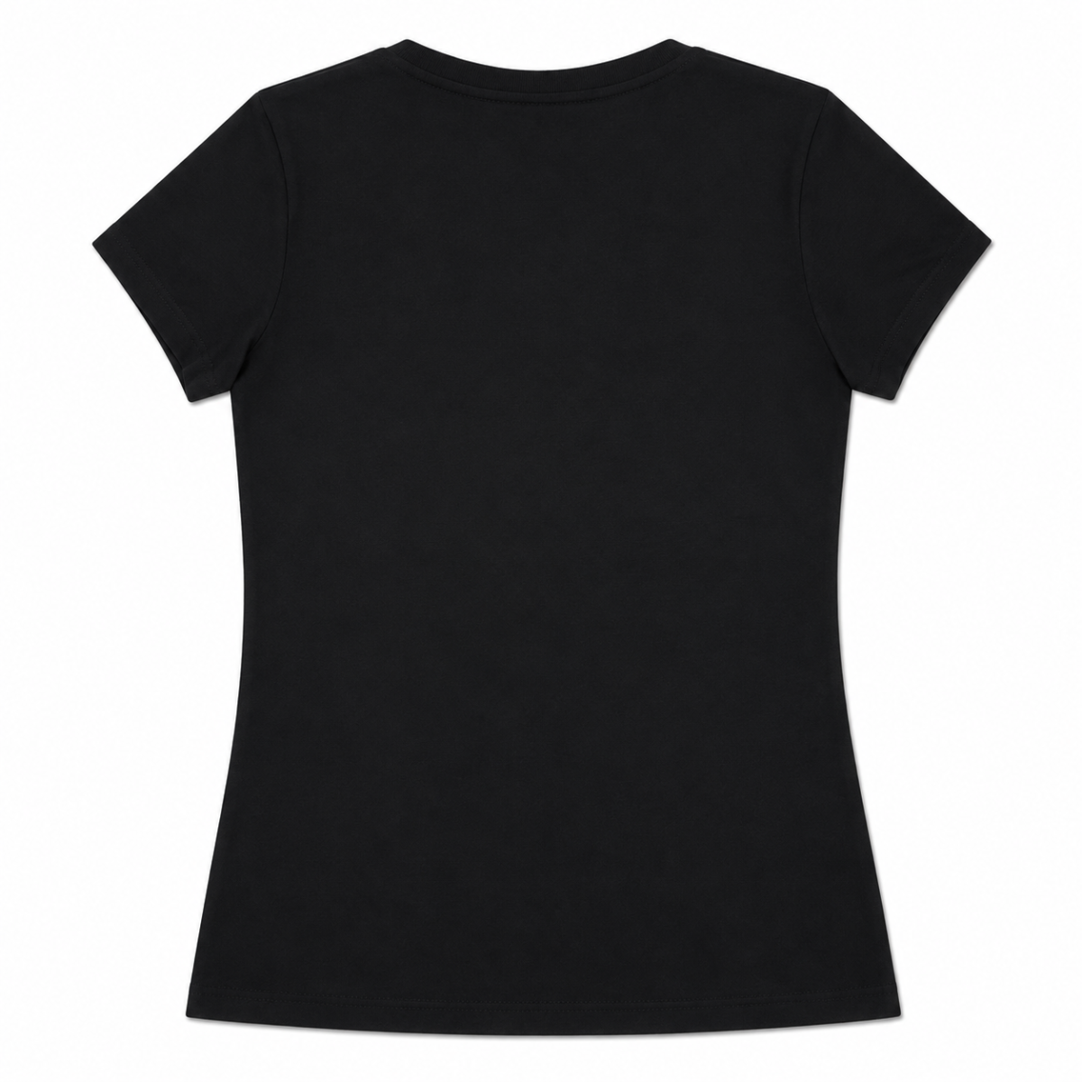 Polera Negra Con Logo Letras Doradas 81 - Imagen 2