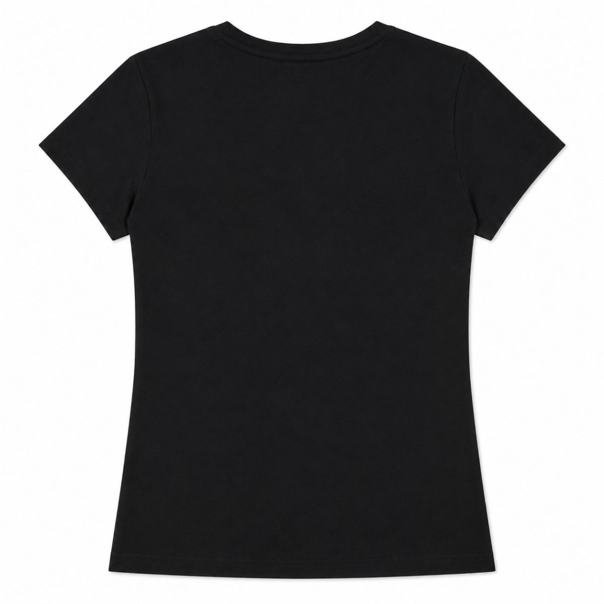 Polera Negra Con Logo En Pedrería - Imagen 2