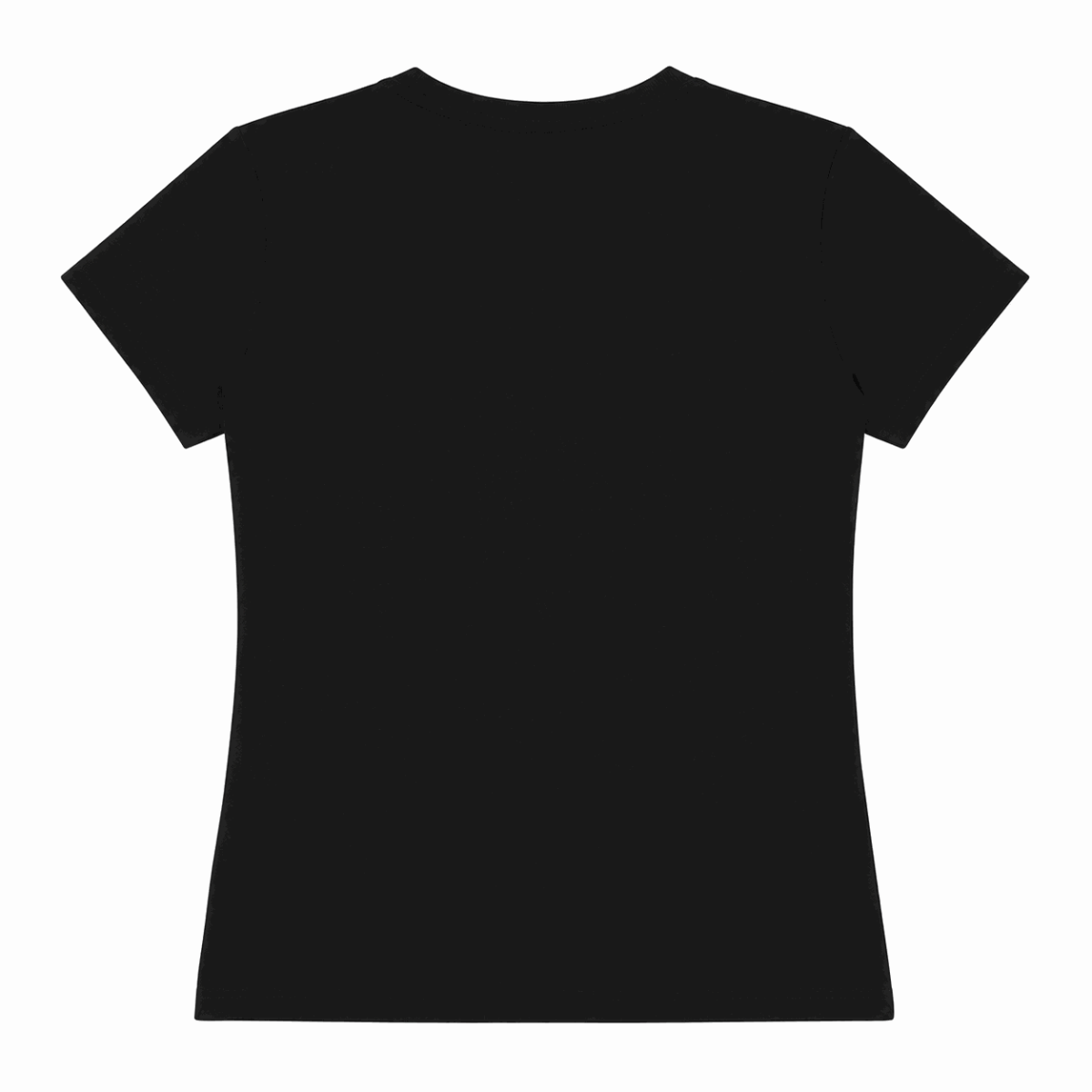 Polera Negra Con Brillos Y Flores - Imagen 2