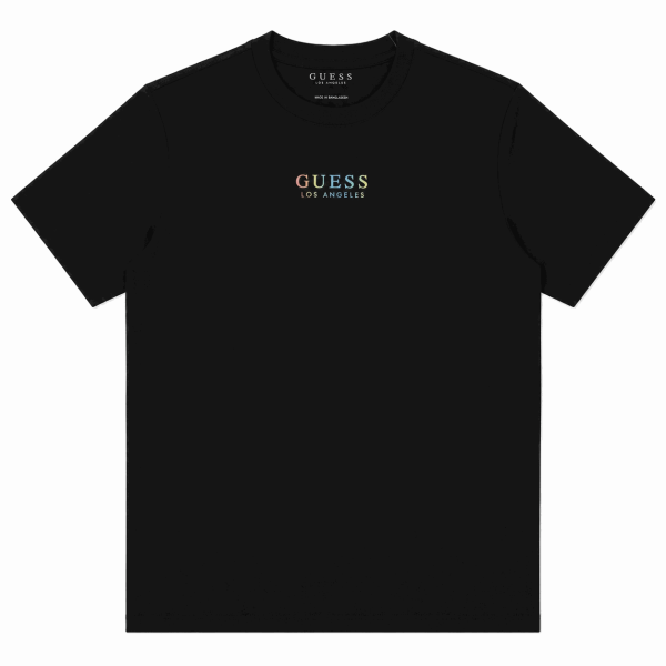 Polera Negra Con Logo Frontal Y Trasero Tornasol