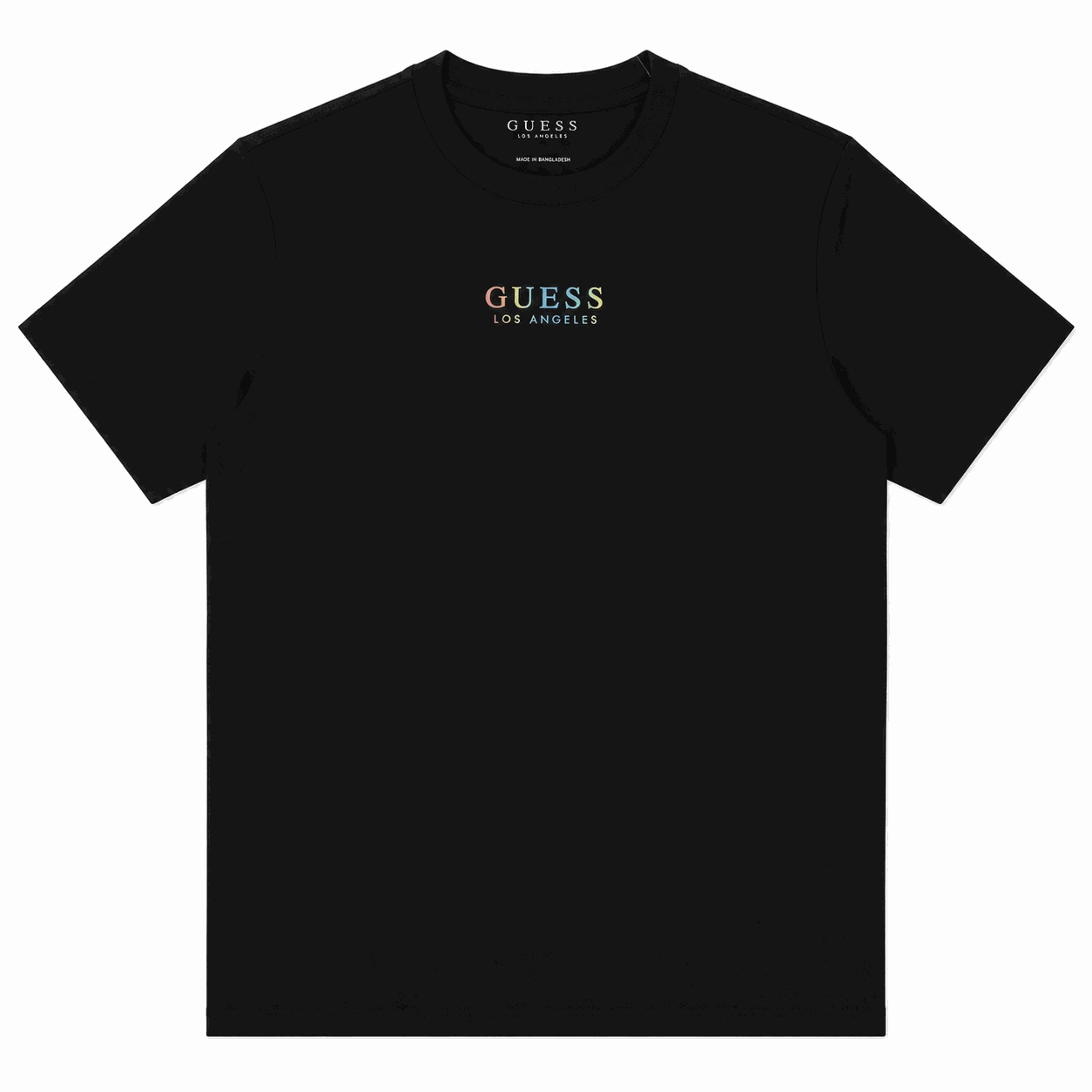 Polera Guess Negra Tornasol Polera Negra Con Logo Frontal Y Trasero Tornasol - Imagen 1