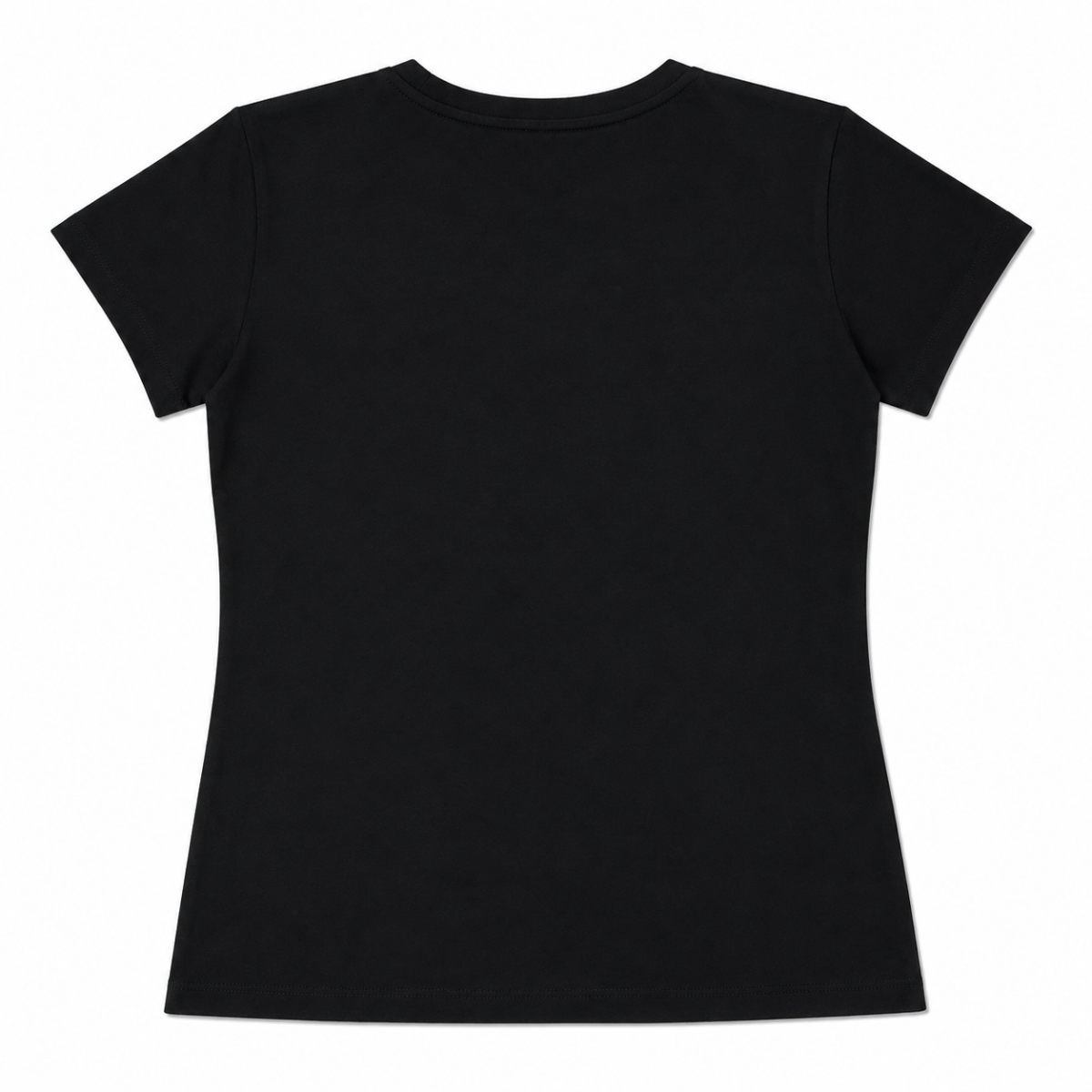 Polera Negra Con Logo De Nudo Cinta Dorada - Imagen 2