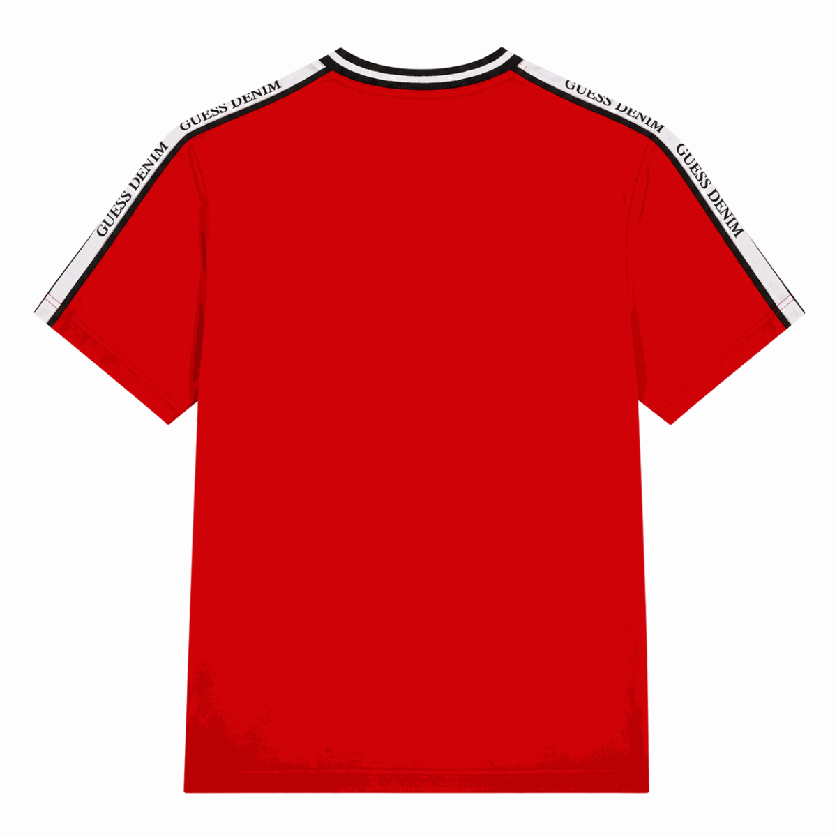 Polera Roja Con Detalles Blanco-Negro - Imagen 2