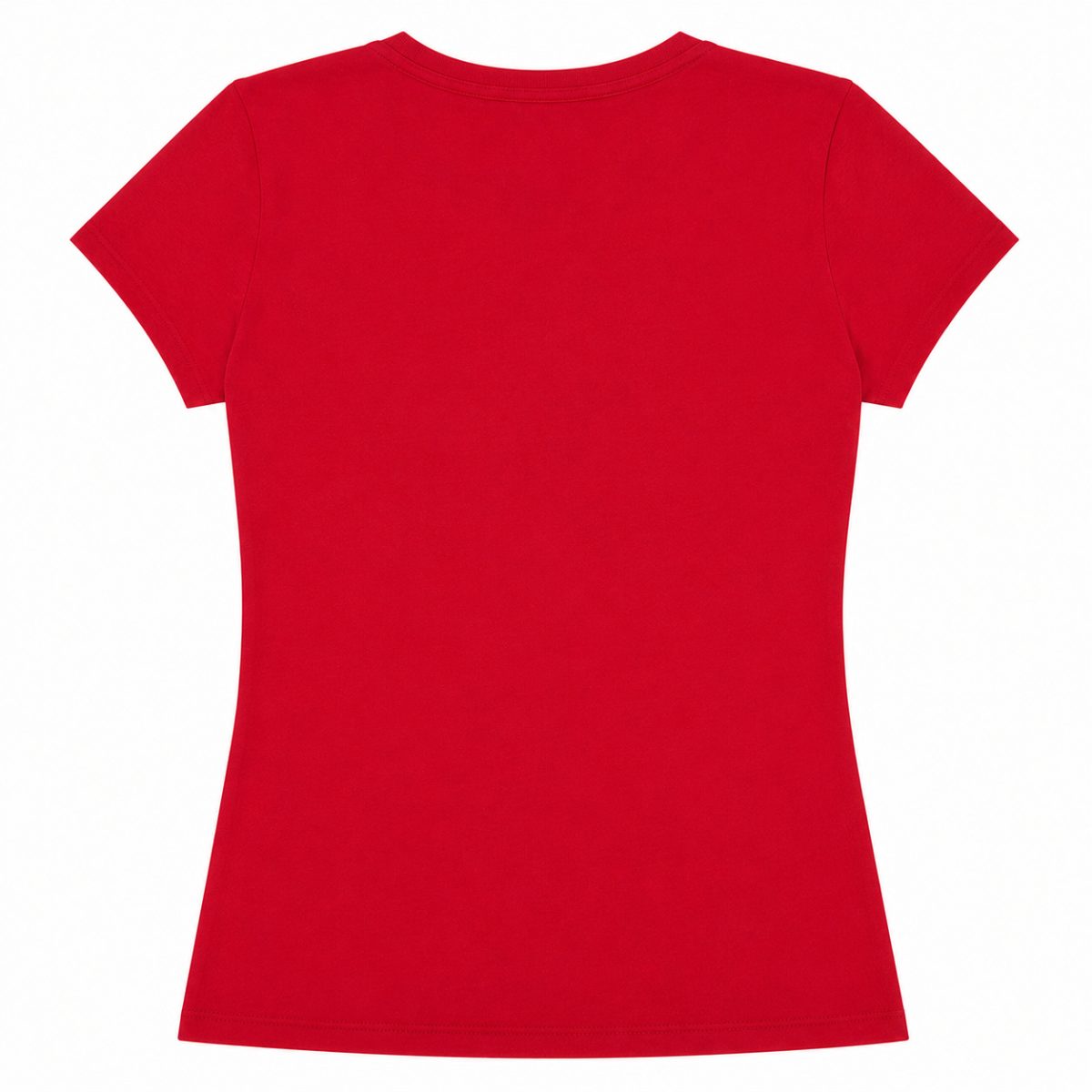 Polera Roja Con Logo De Brillos Tornasol - Imagen 2