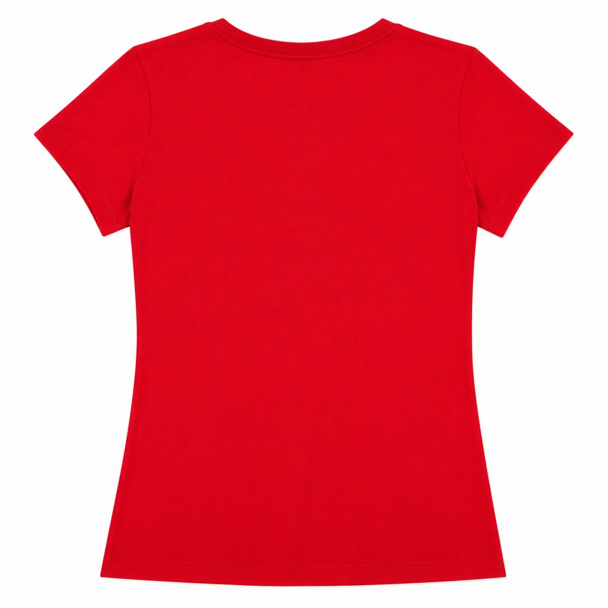Polera Roja Con Logo Central Negro - Imagen 2