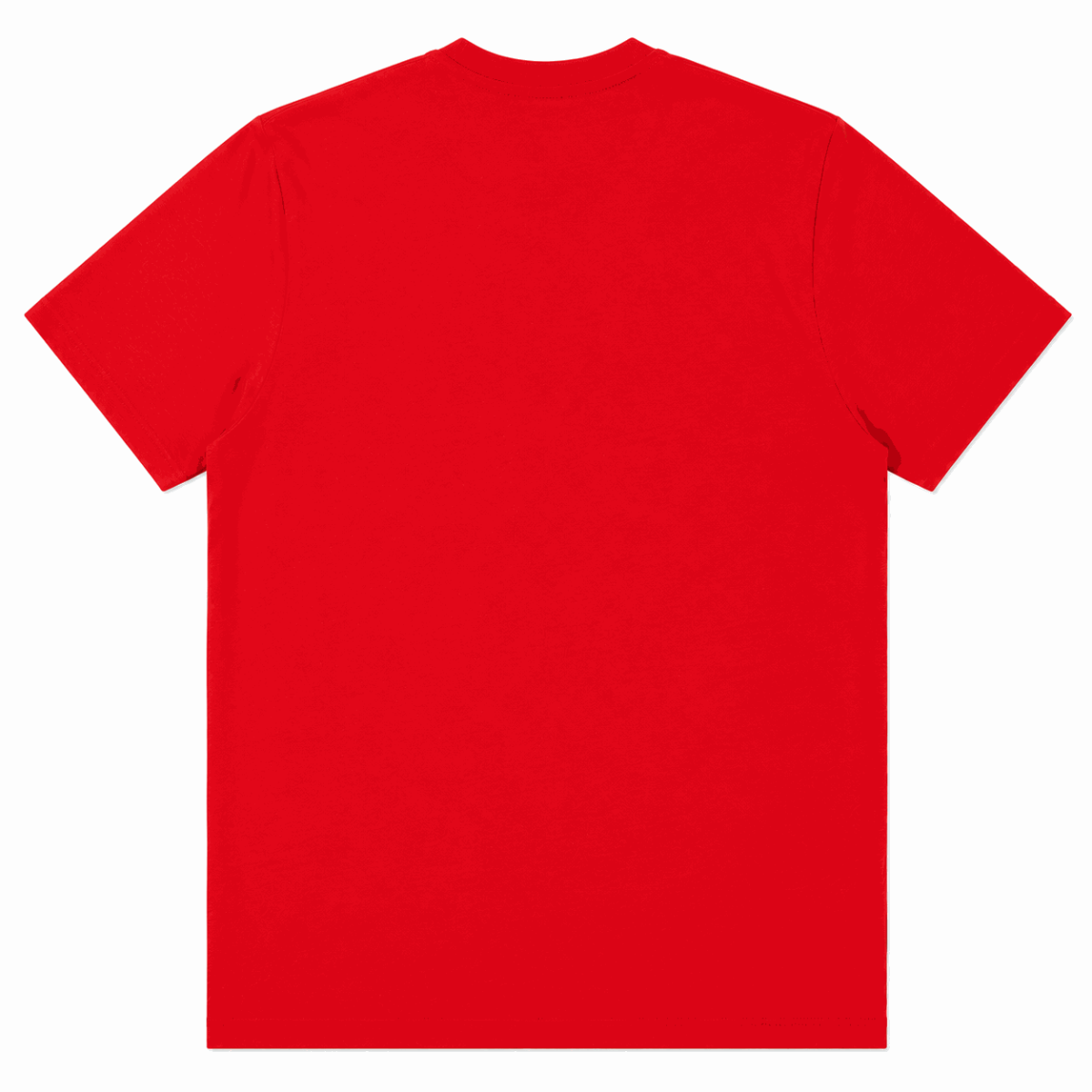 Polera Roja Con Logo Frontal Blanco-Negro - Imagen 2