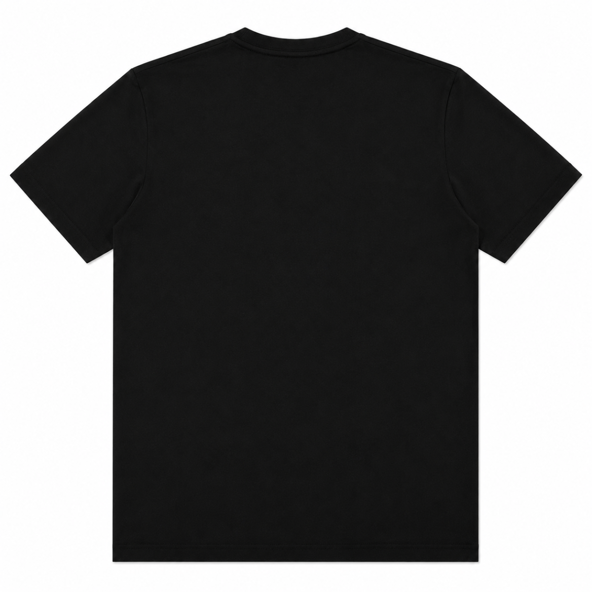 Polera Nergra Y Cuadros En Marron Con Logo Negro - Imagen 2