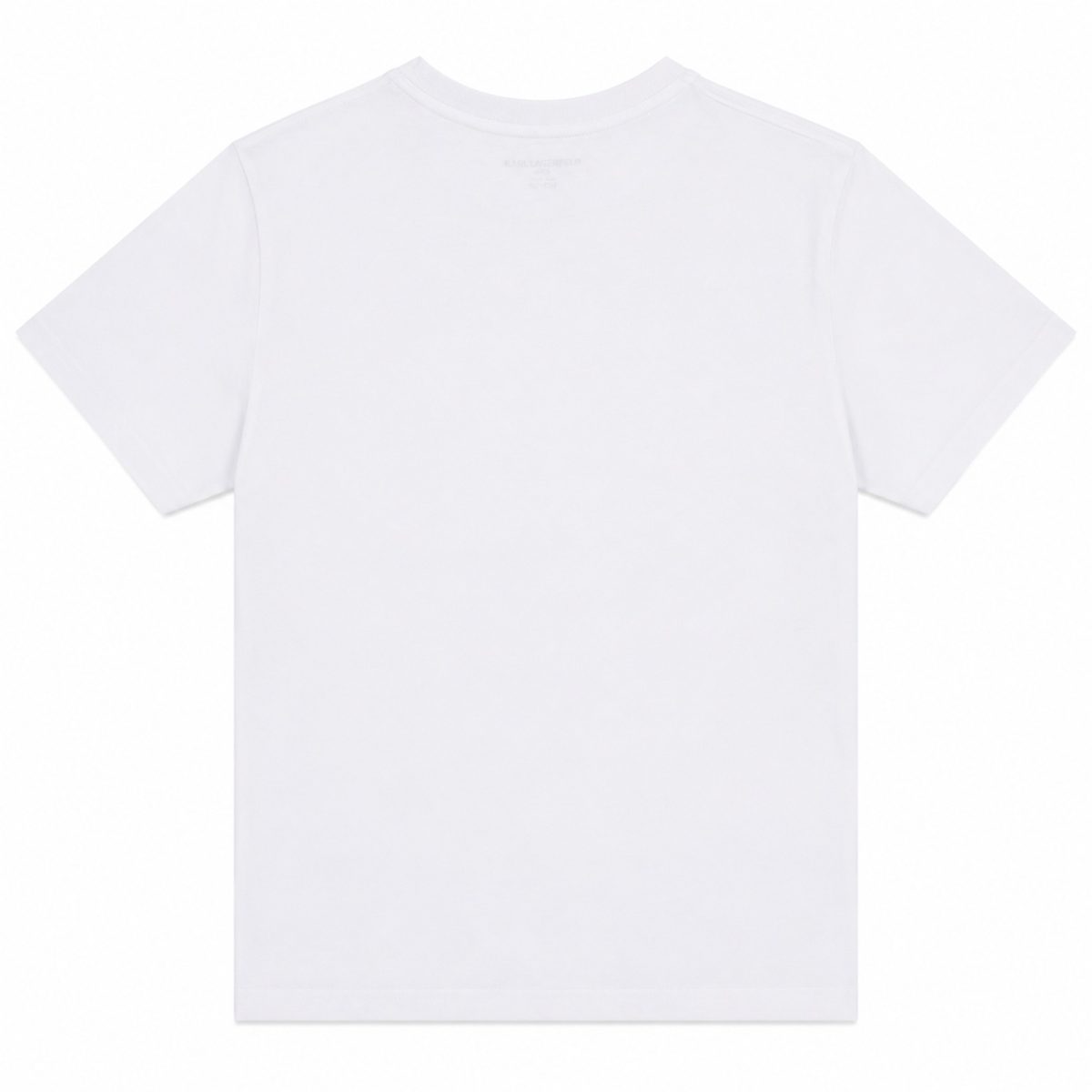 Polera Blanca Con Logo Frontal En Negro - Imagen 2