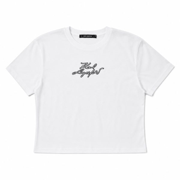 Polera Oversize Blanca Con Logo Central