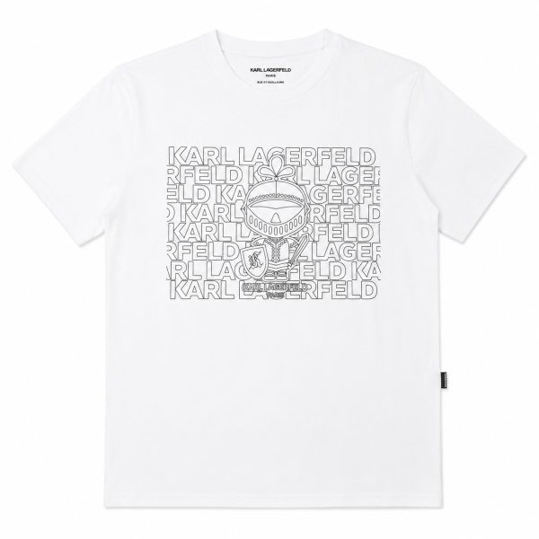 Polera Blanca Con Logotipo Frontal