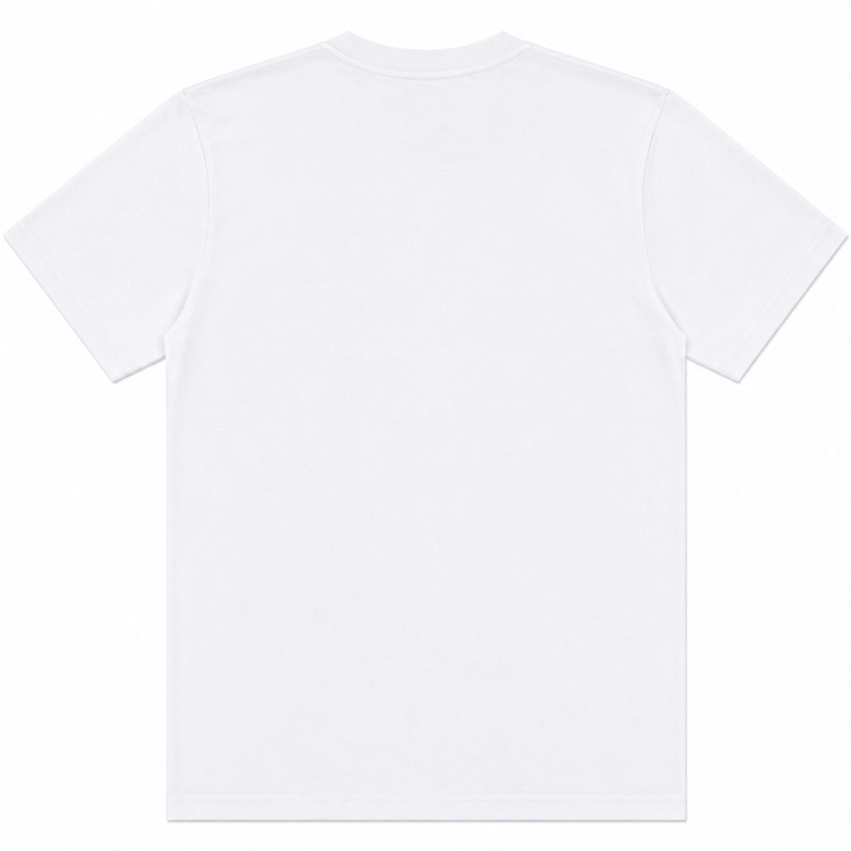 Polera Blanca Con Logotipo Monograma Y Letras Moradas - Imagen 2