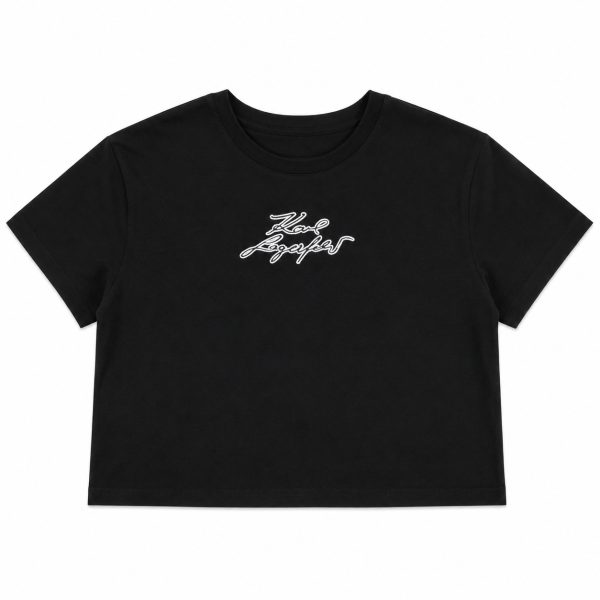 Polera Oversize Negra Con Logo Central