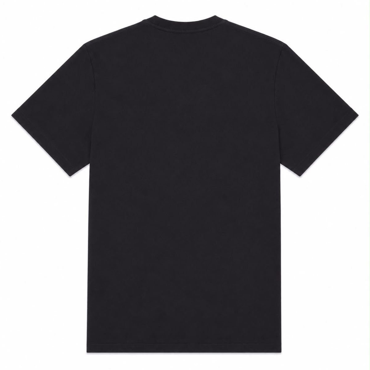 Polera Negra Con Logotipo En El Centro Blanco - Imagen 2