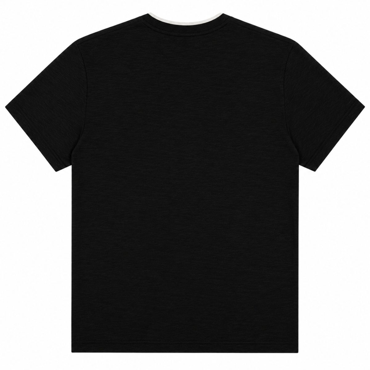 Polera Negra Jaspeada Con Botones - Imagen 2