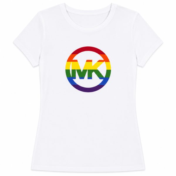 Polera Blanca Con Logo Pride