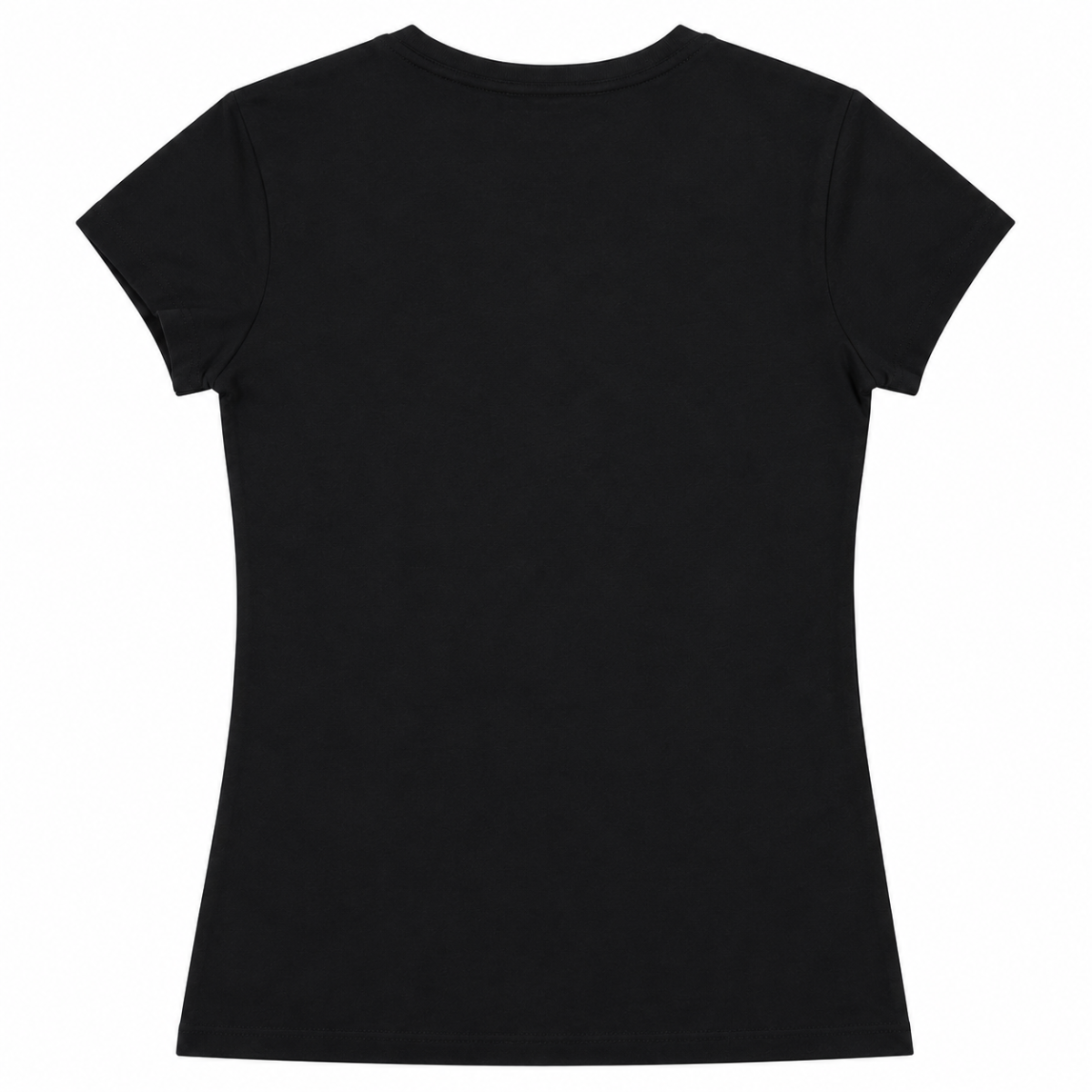 Polera Negra Con Logo De Interrogacion Rosado - Imagen 2