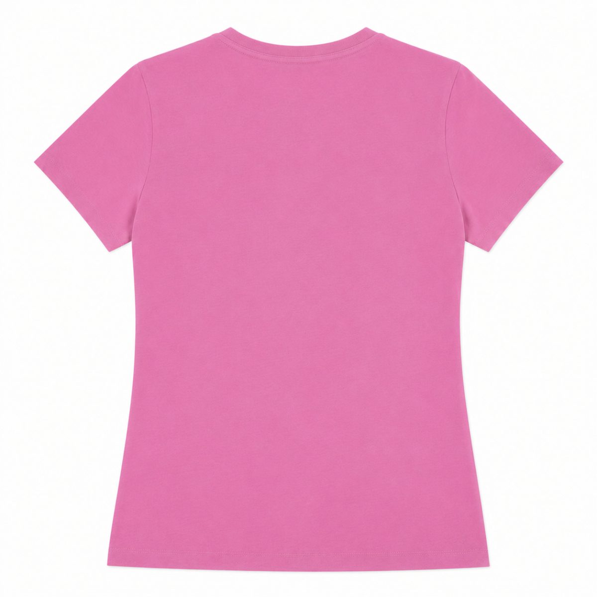 Polera Deportiva Rosada Con Mini Logo Lateral Blanco - Imagen 2