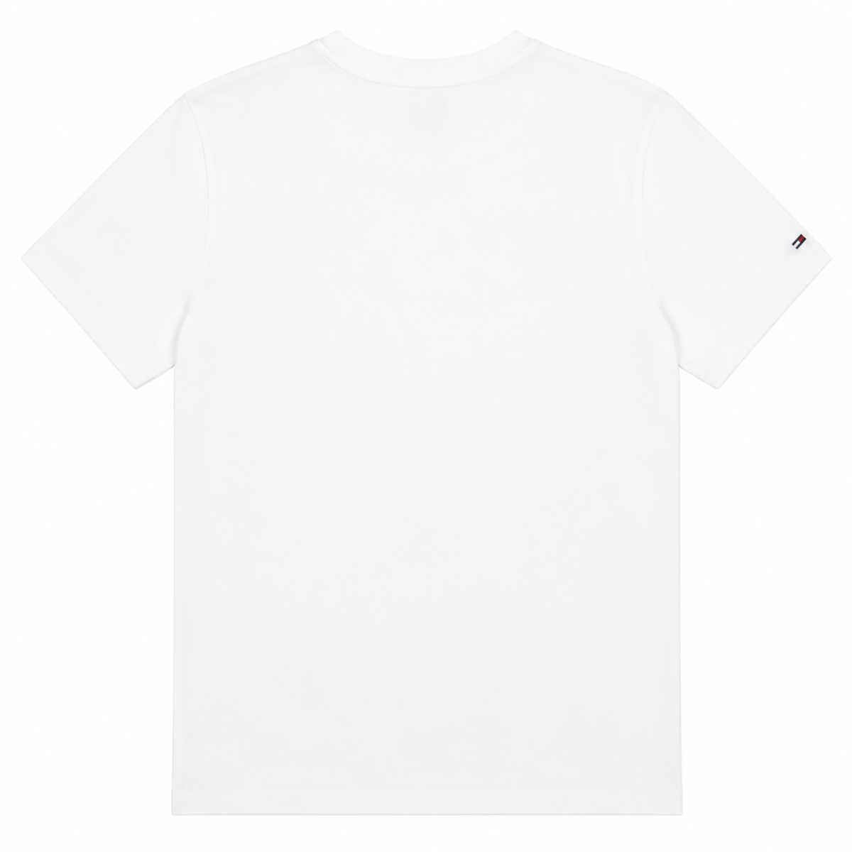 Polera Blanca Con Logo En Rojo - Imagen 2