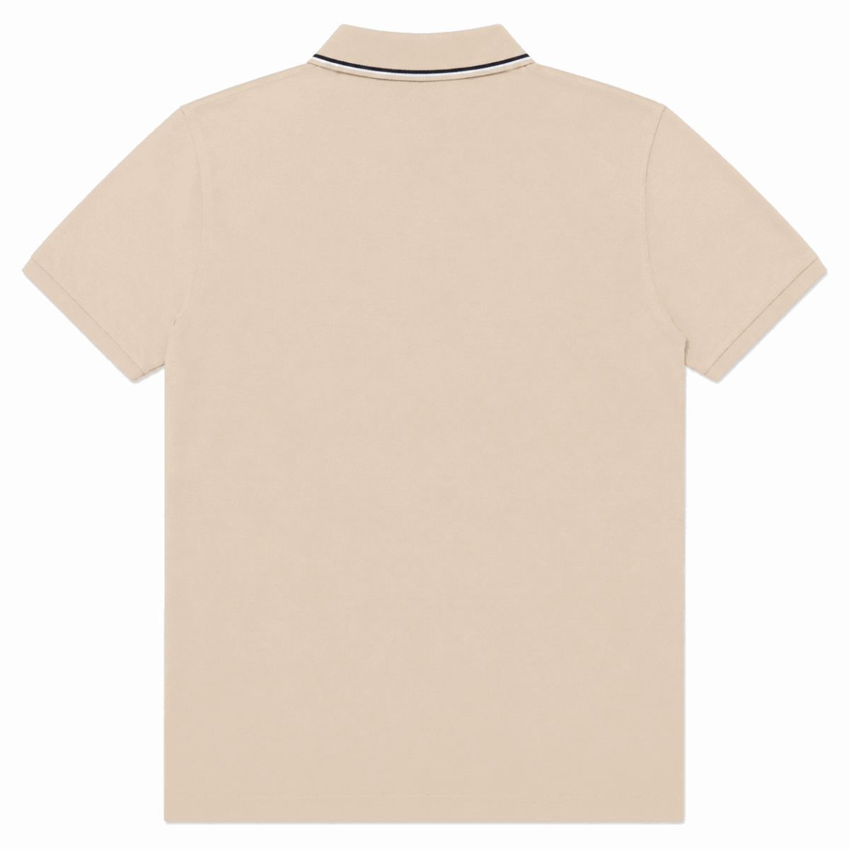 Polera Beige Con Cuello - Botones Y Bolsillo Delantero - Imagen 2