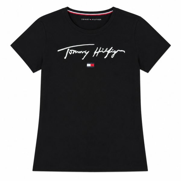 Polera Negra Con Letras Blancas