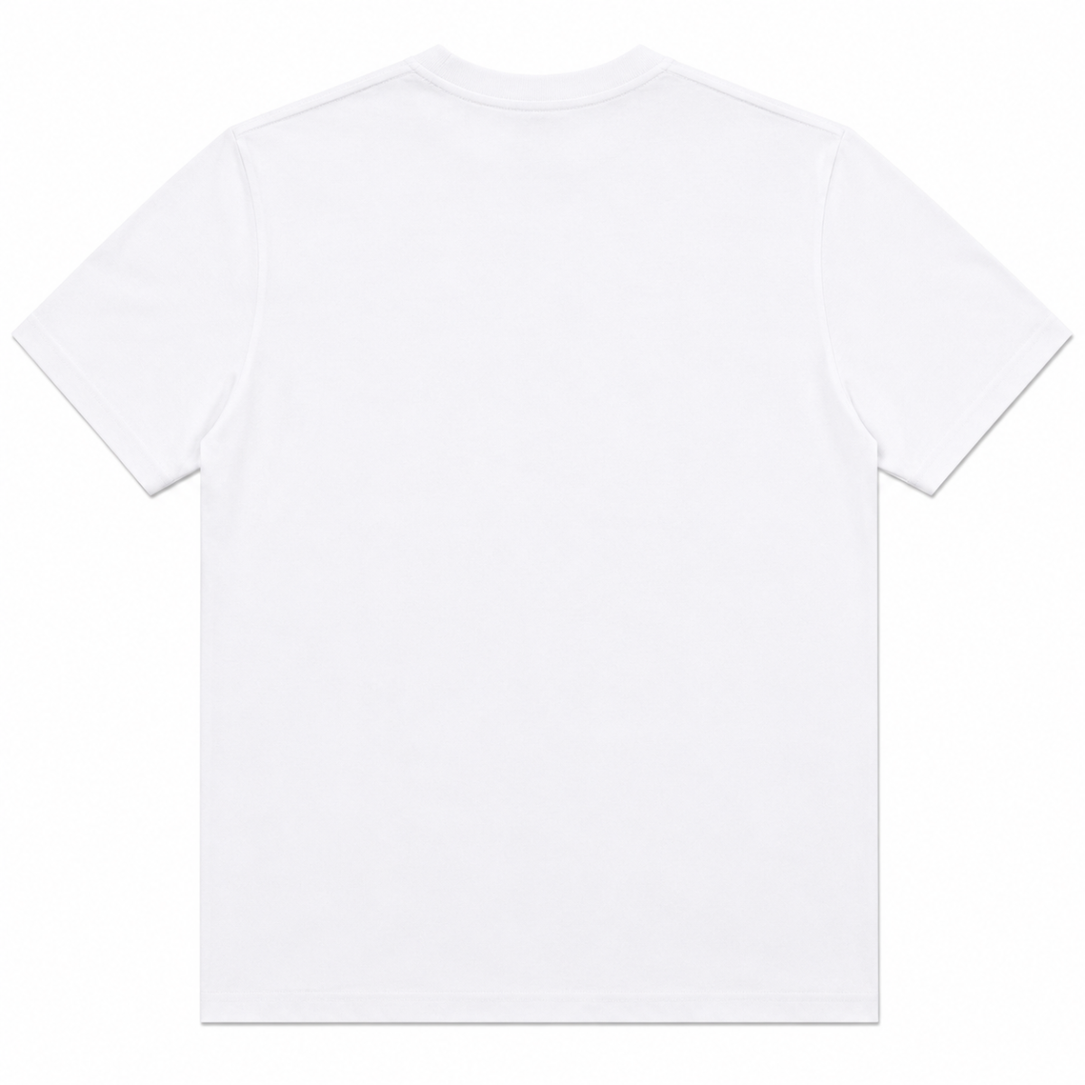 Polera Blanca Con Logo Cuadro Cafe - Imagen 2
