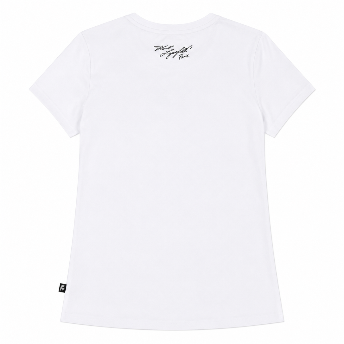Polera Blanca Con Logo De Gato Con Lentejuelas - Imagen 2