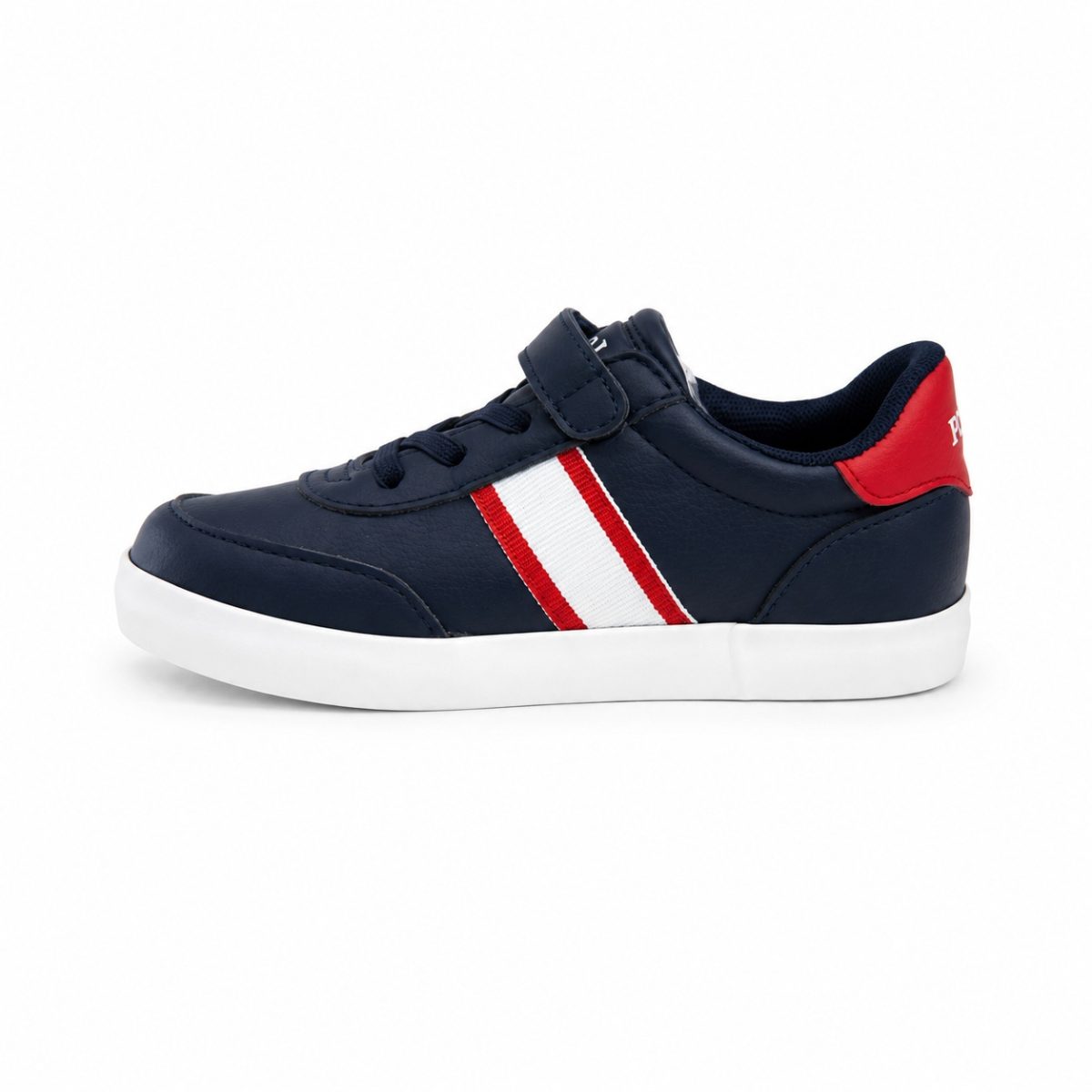 Zapatilla Clásica Azul Marino Con Detalles Rojo y Blanco - Imagen 5