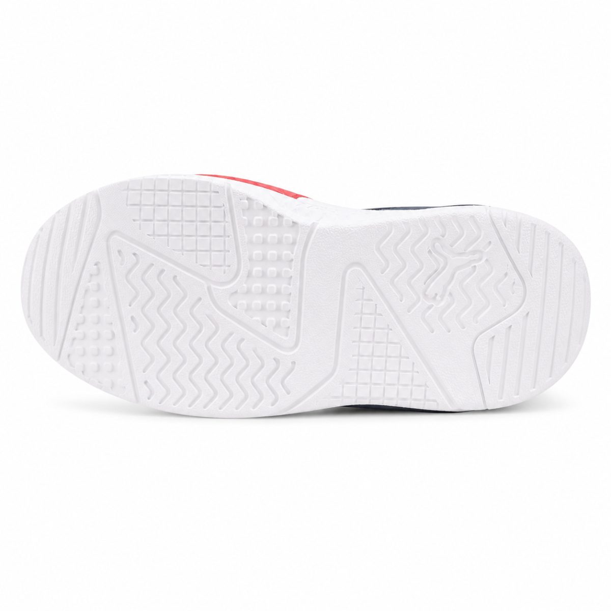 Zapatilla Deportiva Azul Marino Con Detalles Rojo-Negro Y Suela Blanca - Imagen 6