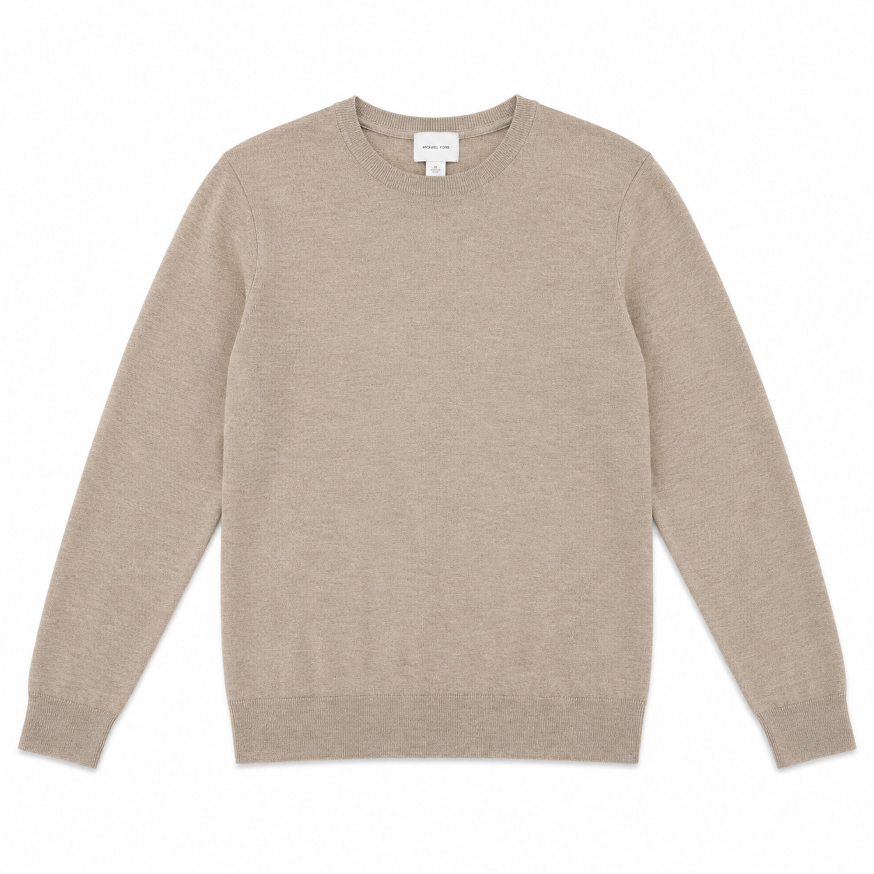 Sweater Calvin Klein Cafe Claro Sweater Beige De Cuello Redondo - Imagen 1