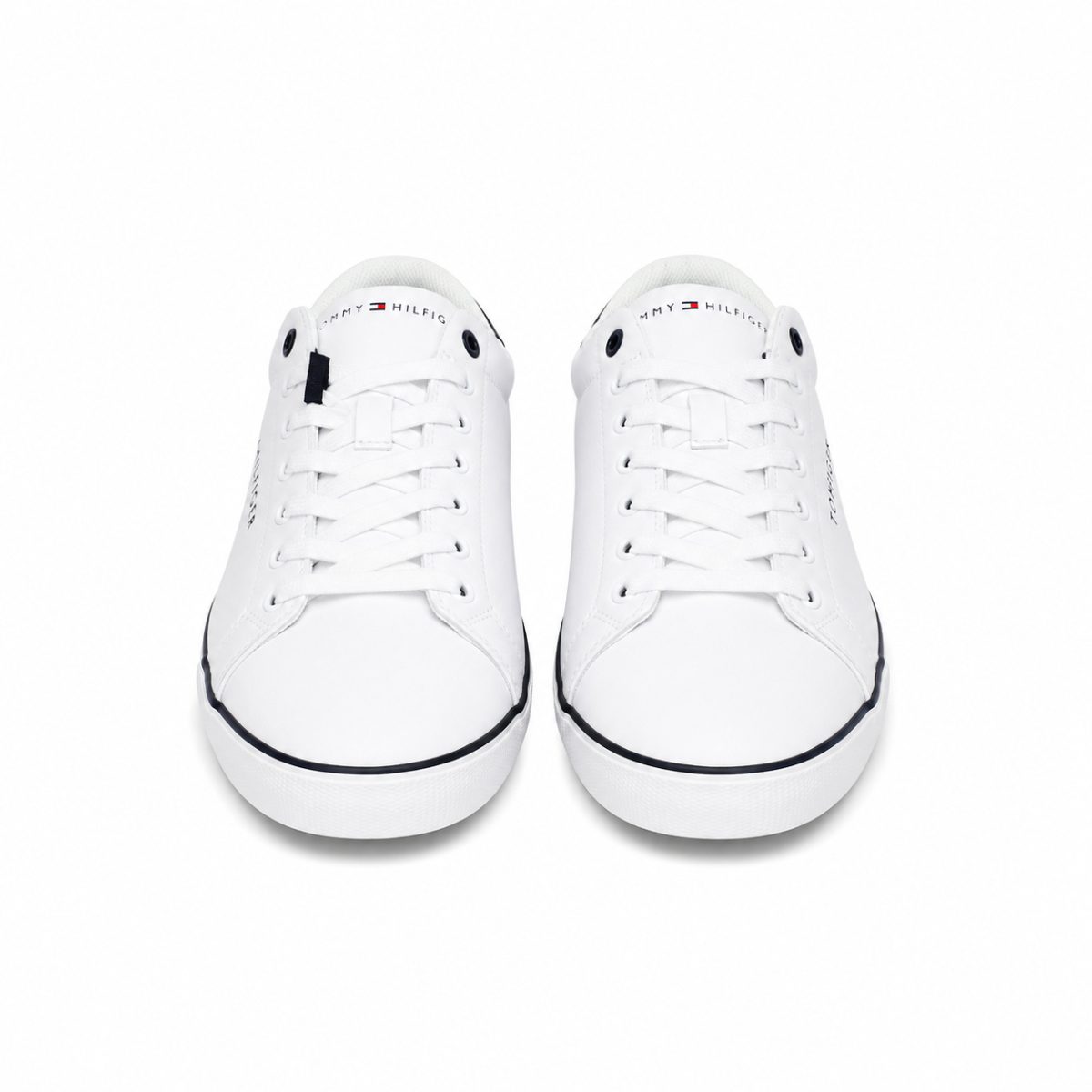 Zapatilla Básica Blanca Con Logo Lateral - Imagen 2