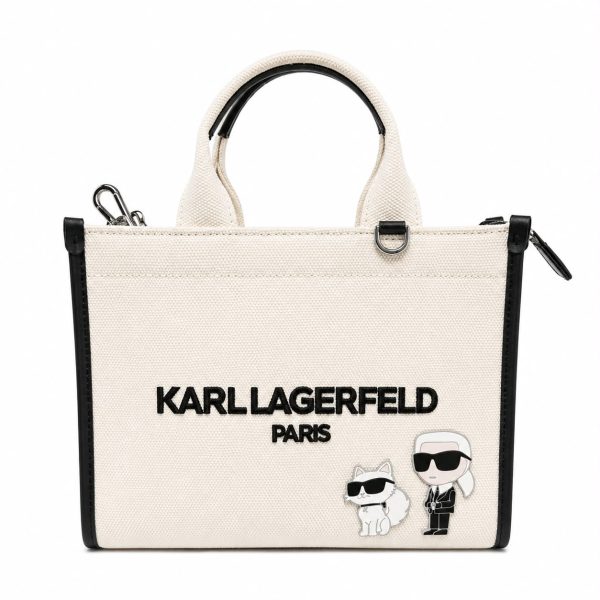 Cartera Tote Crema - Asa Ajustable