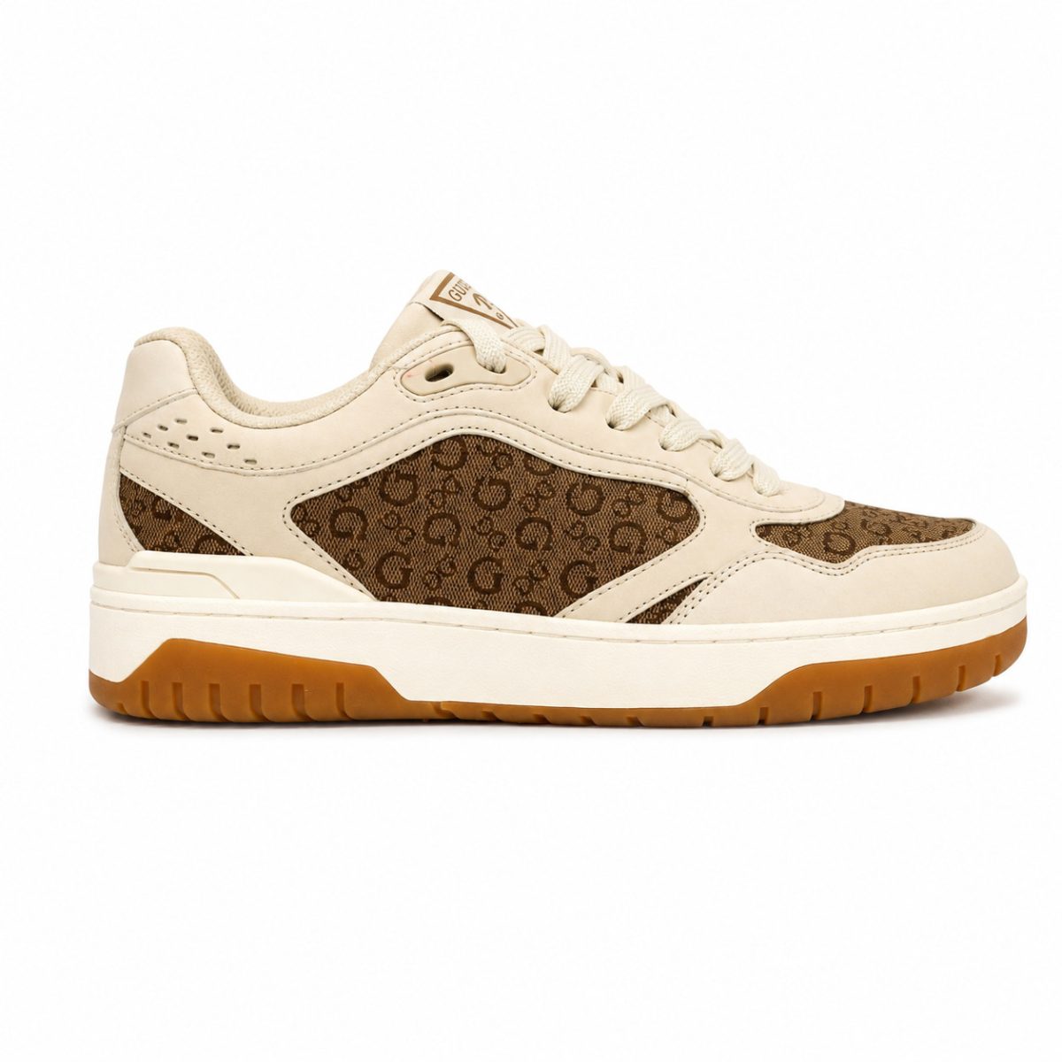 Zapatilla Casual Multilogo Beige - Café - Imagen 3