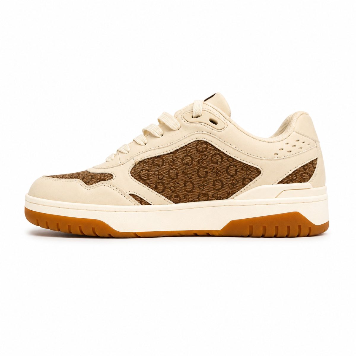 Zapatilla Casual Multilogo Beige - Café - Imagen 5