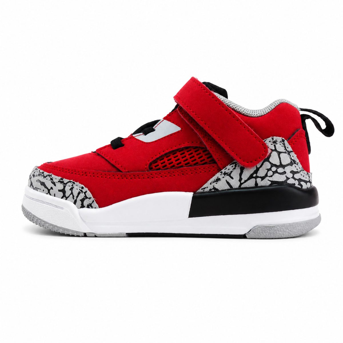 Zapatilla Deportiva Rojo Opaco De Media Caña - Imagen 3