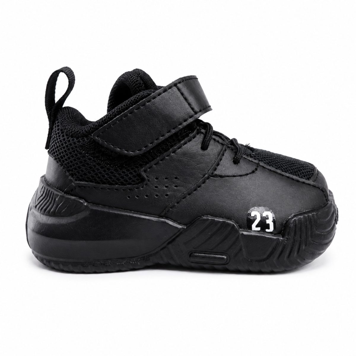 Zapatilla Deportiva Negra Con Detalles Blancos - Imagen 5