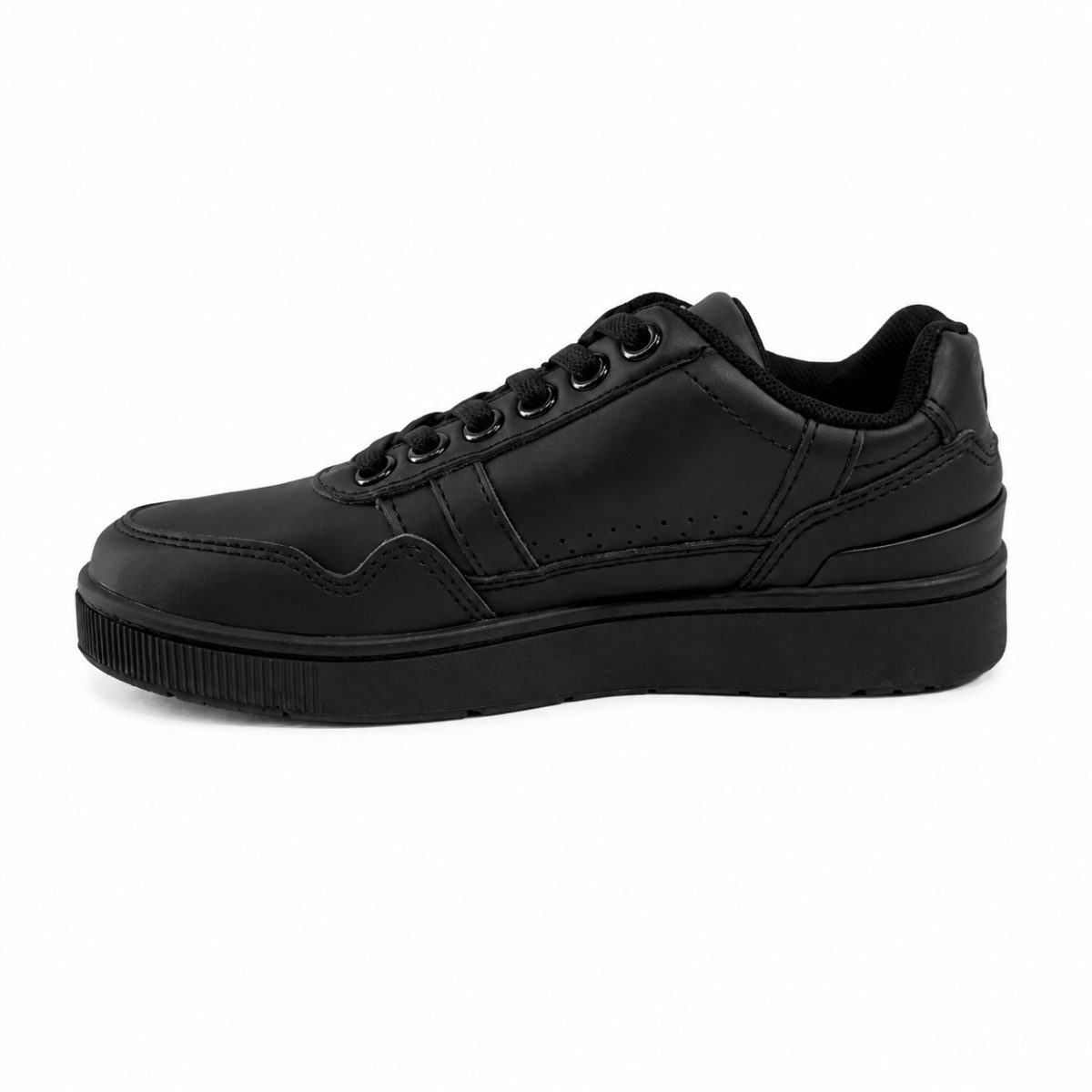 Zapatilla Urbana Total Black Con Mini Logo Lateral - Imagen 5