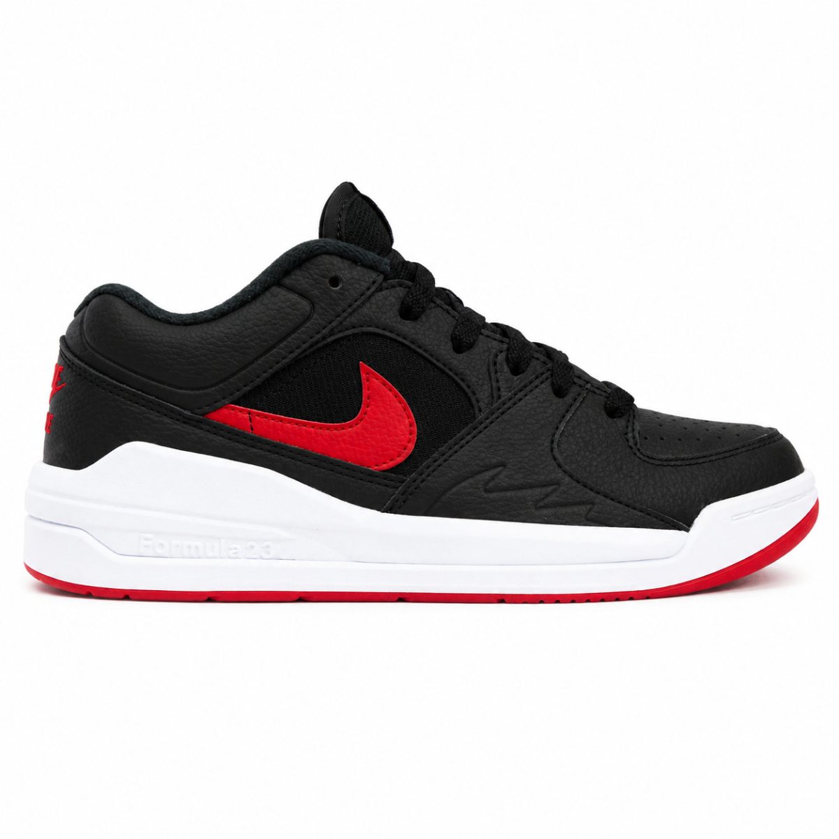 Zapatilla Deportiva Negra - Roja - Imagen 3