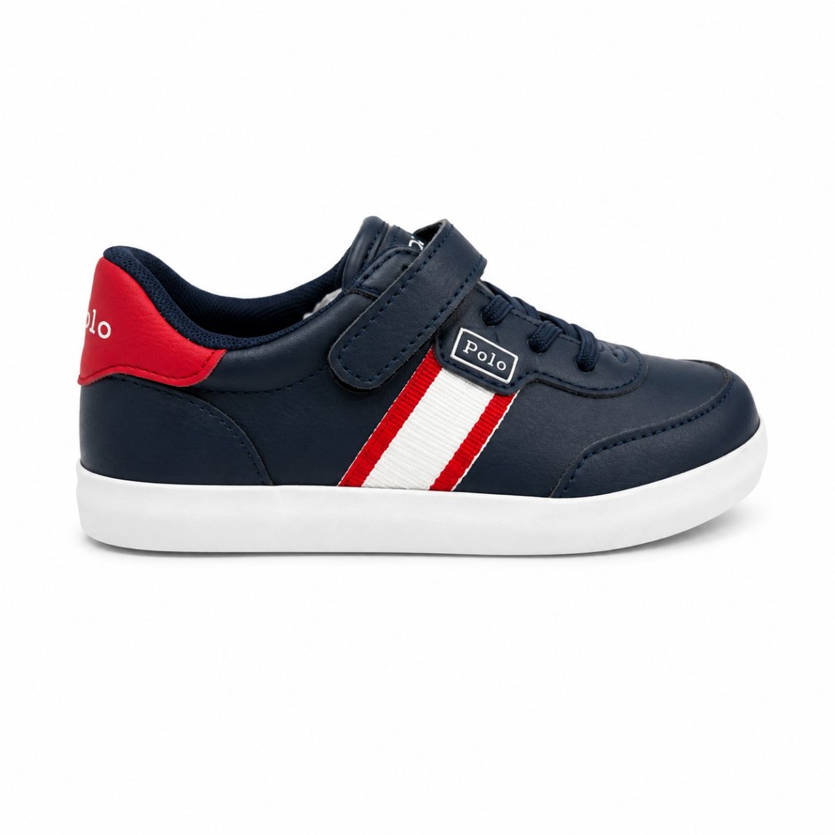 Zapatilla Clásica Azul Marino Con Detalles Rojo y Blanco - Imagen 3