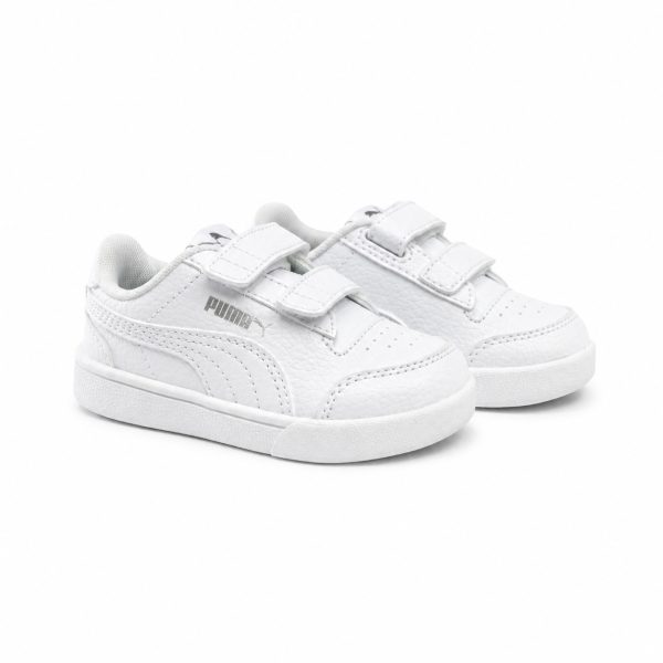 Zapatilla Básica Blanca Con Velcro