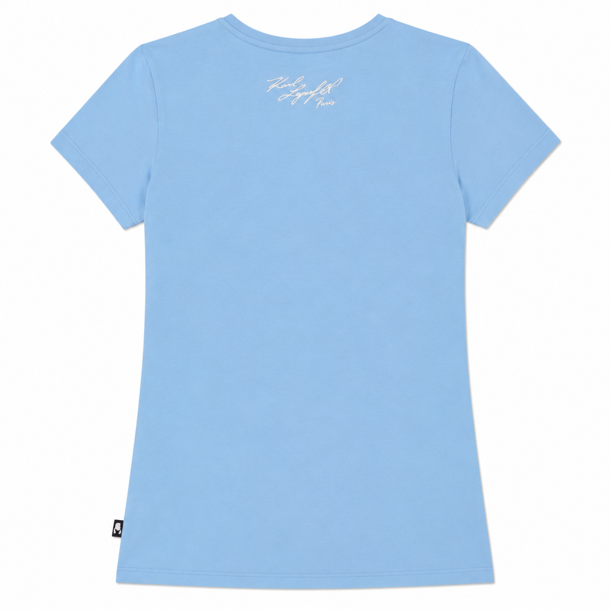 Polera Celeste Con Multilogos En brillos - Imagen 2