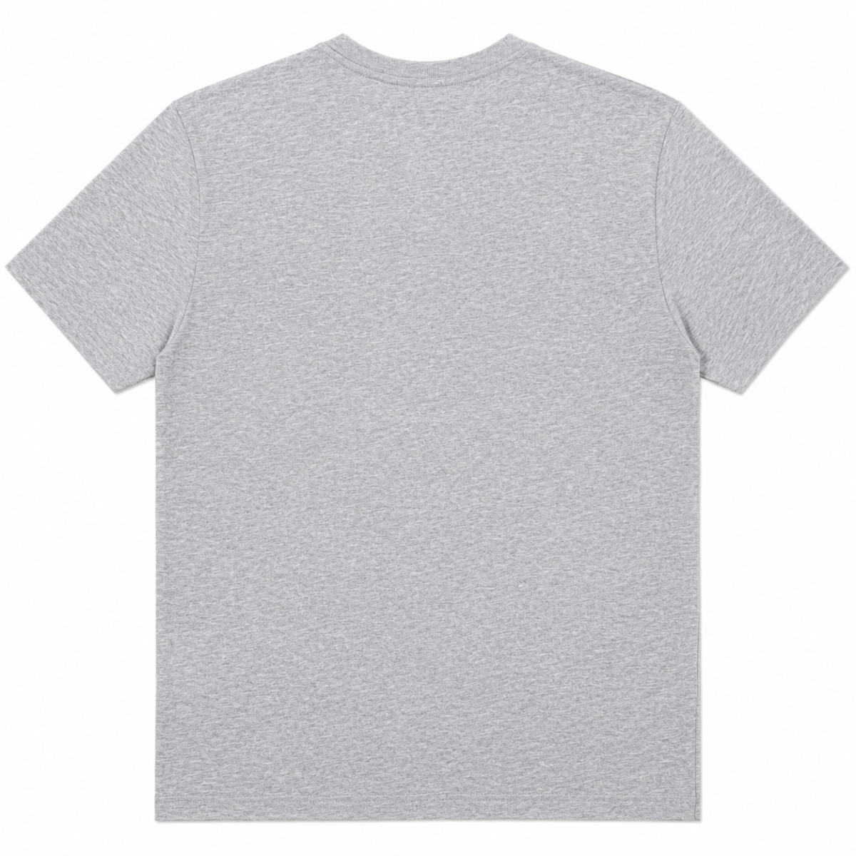 Polera Gris Con Logo En Franja Negro - Imagen 2