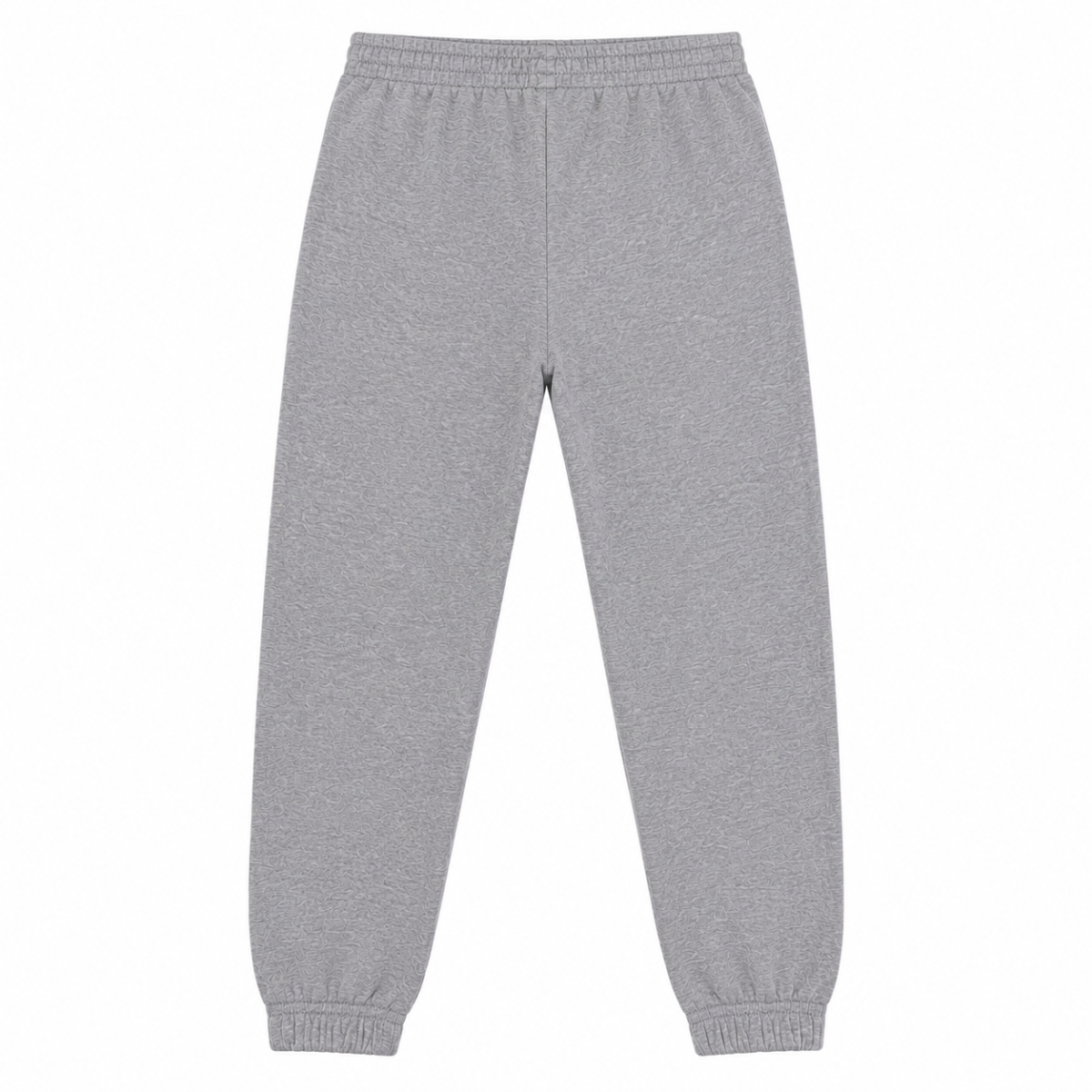 Pantalon De Buzo Gris Con Logo Blanco Sutil - Imagen 2